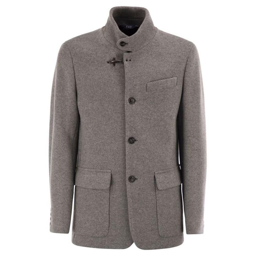Fay Men Wool Pea Coat